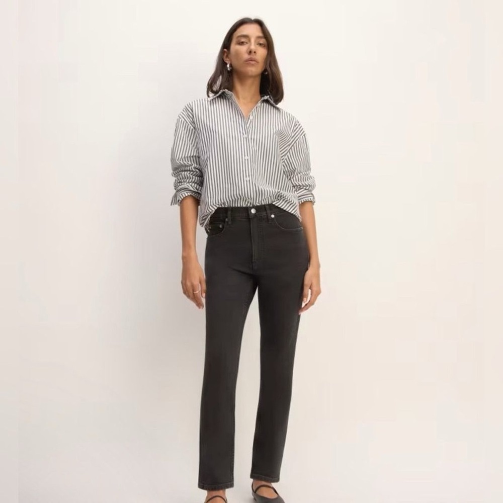 Everlane kick crop jeans